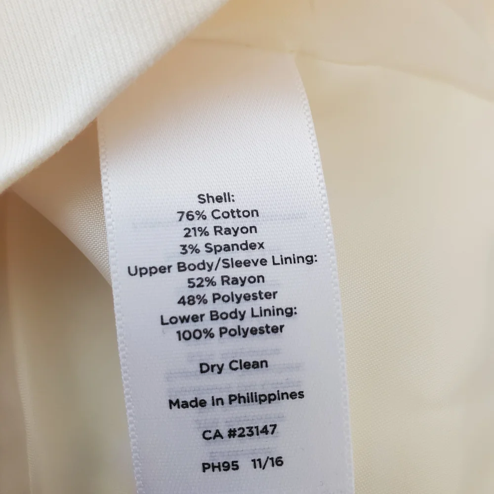NWT Talbots Butter Yellow Women's Suit Jacket Size 16W - Picture 4 of 9